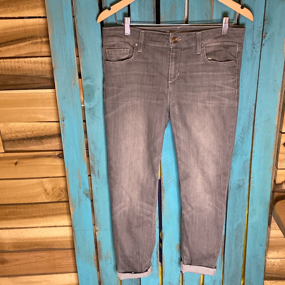Joe’s Jeans Cool Max Markie skinny crop jeans size 29 gray inseam 26 cuffed hem